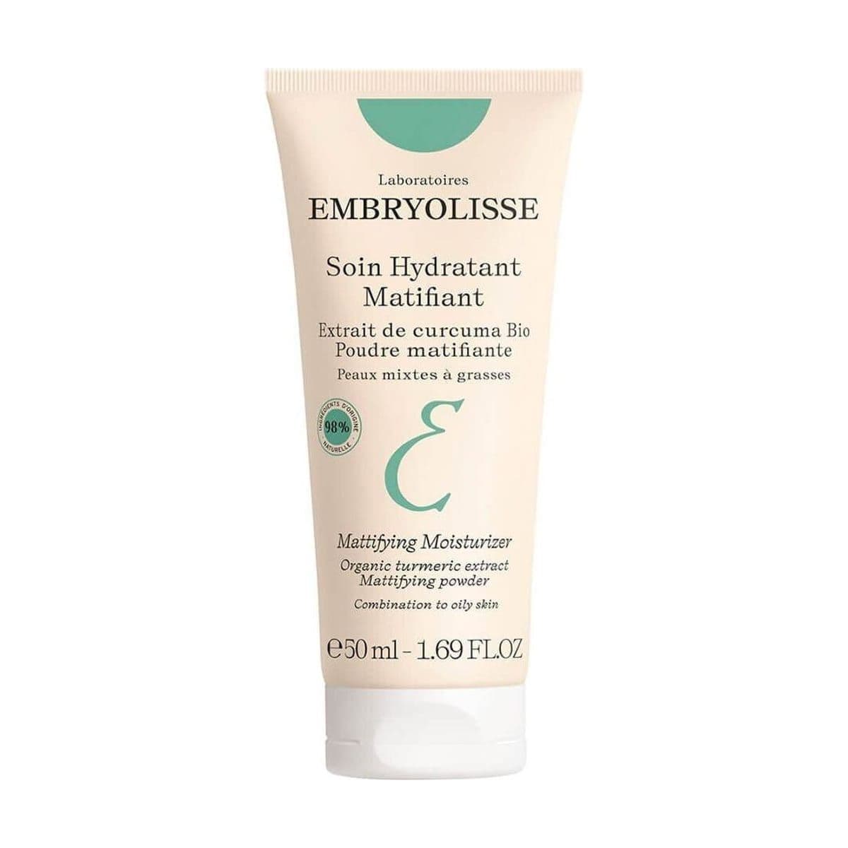Embalagem de Hidratante Matificante Embryolisse Purificante Anti-Oleosidade