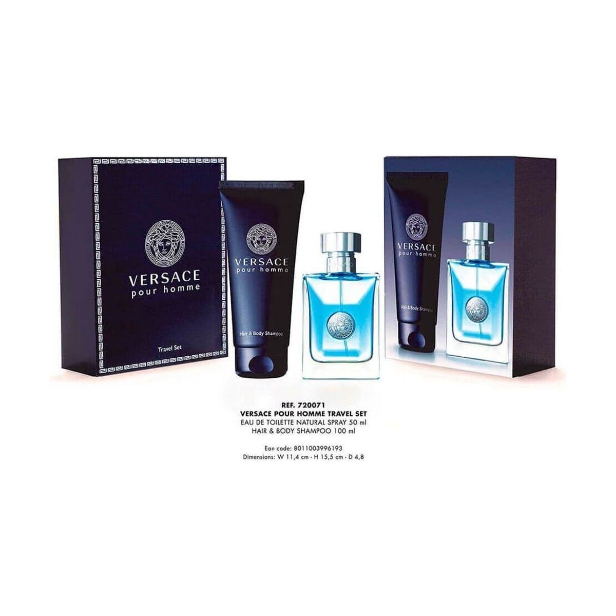 Embalagem de Kit Coffret Versace Pour Homme Masculino Eau de Toilette
