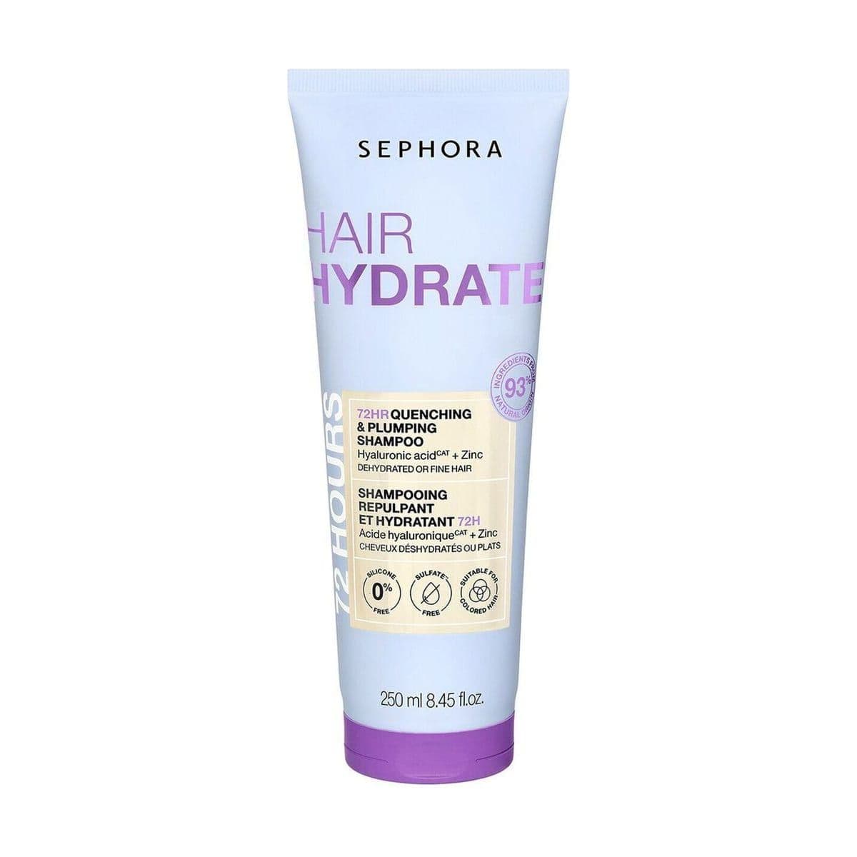 Embalagem de Shampoo Volumizador e Hidratante Sephora Collection Hair Hydrate