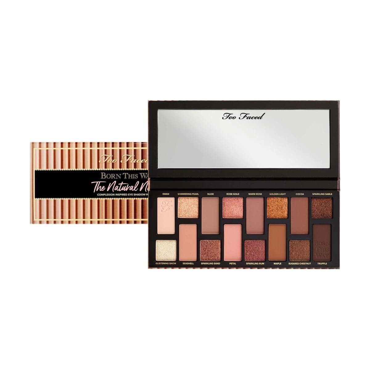 Embalagem de Paleta de Sombras Too Faced Born This Way The Natural Nudes