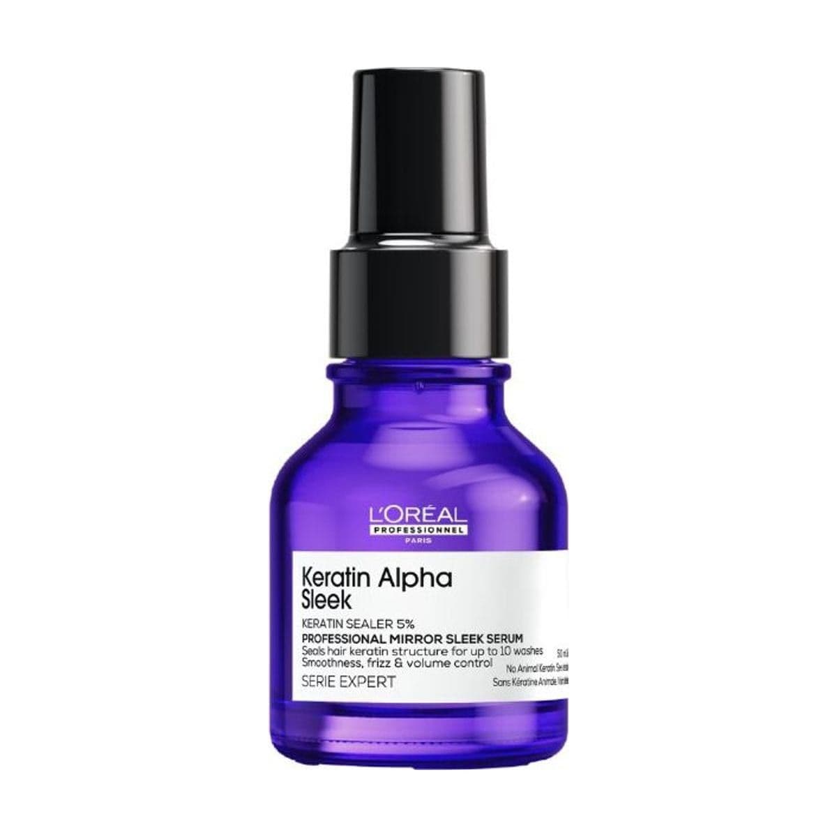 Embalagem de Sérum Alinhador L'Oréal Professionnel Keratin Alpha Sleek Mirror Sleek