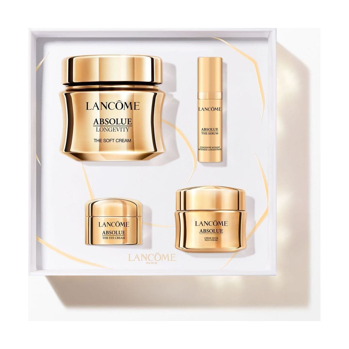 Embalagem de Kit Rotina Facial Lancôme Absolue