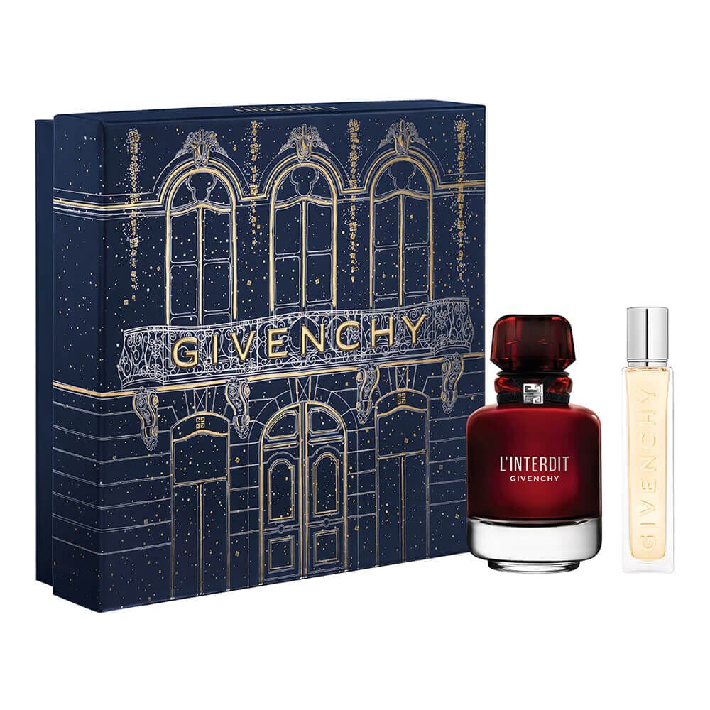 Embalagem de Kit Coffret Givenchy L'Interdit Rouge Feminino Eau de Parfum