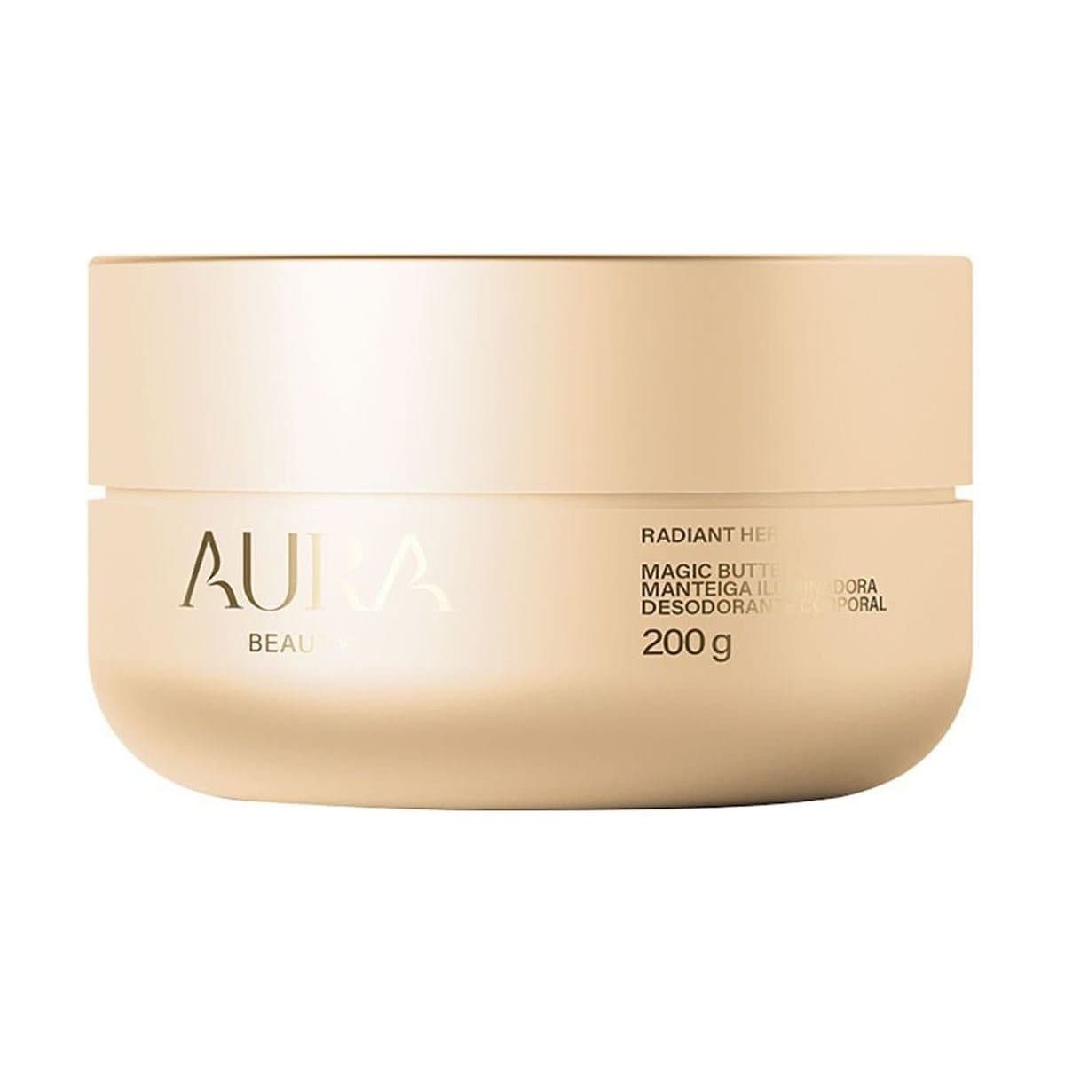 Embalagem de Manteiga Corporal Aura Beauty Radiant Hera Feminino Magic Butter