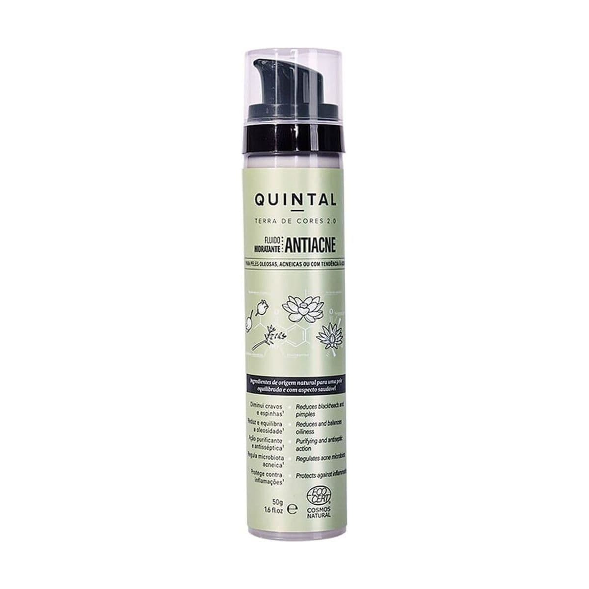Embalagem de Fluido Hidratante Quintal Antiacne 2.0