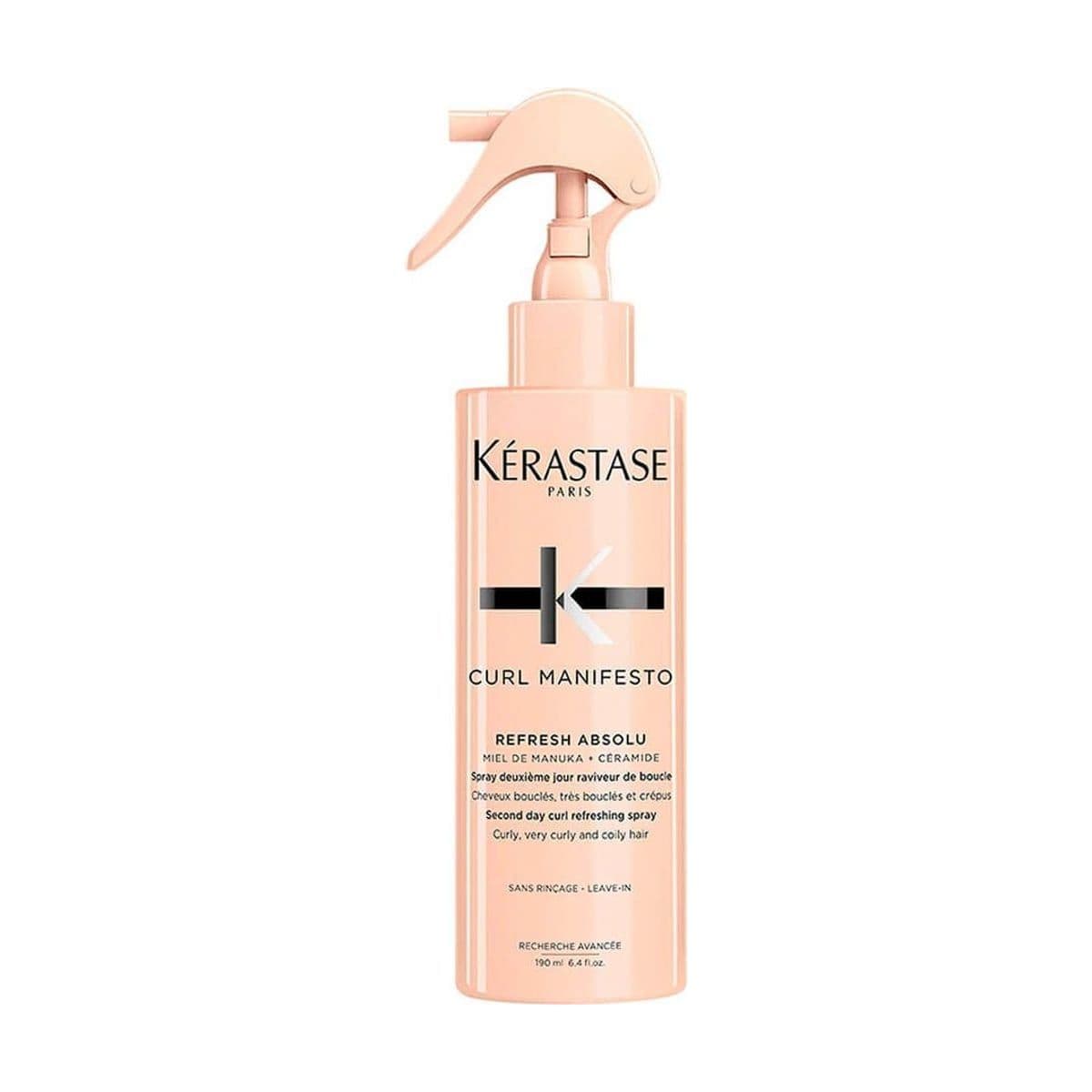 Embalagem de Spray Kérastase Curl Manifesto Refresh Absolu