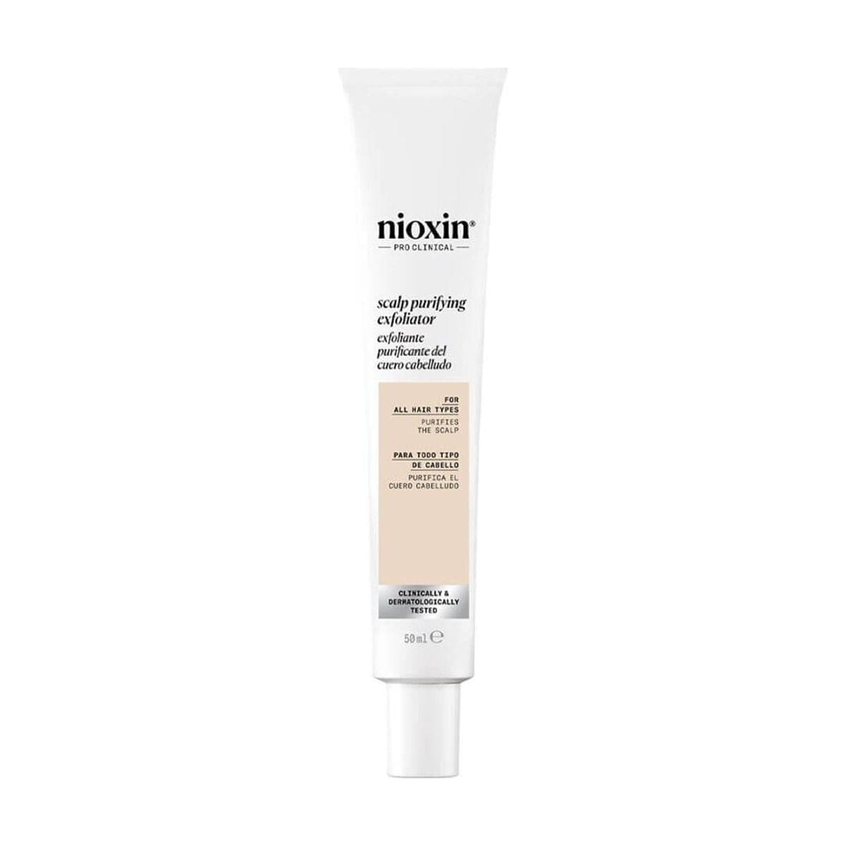 Embalagem de Esfoliante Capilar Purificante e Anticaspa Nioxin