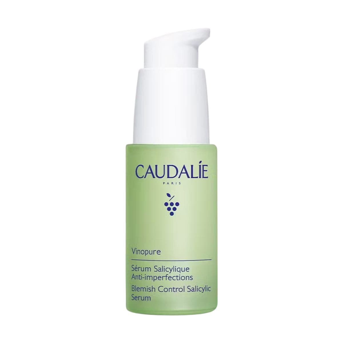 Embalagem de Sérum Facial Salicílico Caudalie Vinopure