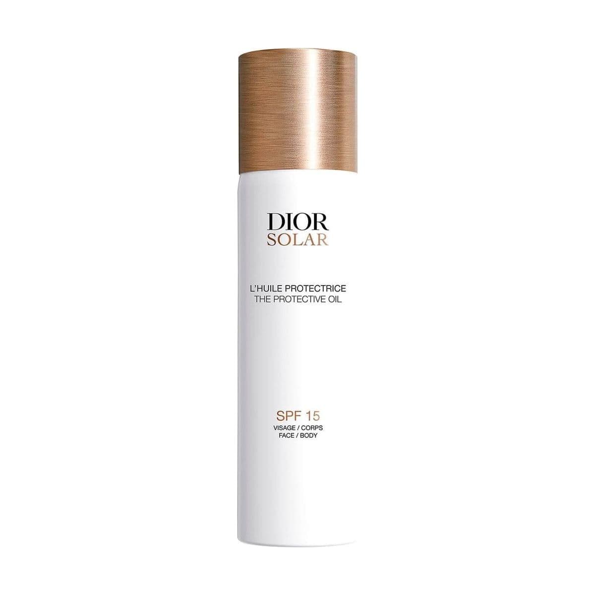Embalagem de Óleo Protetor Solar Dior Protect Oil SPF15