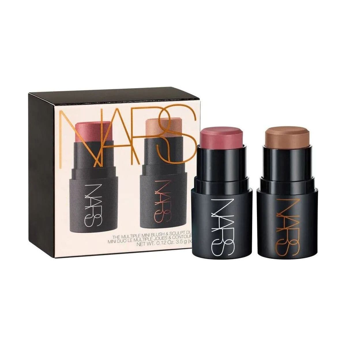 Embalagem de Kit Mini Bronzer E Blush Nars The Multiple