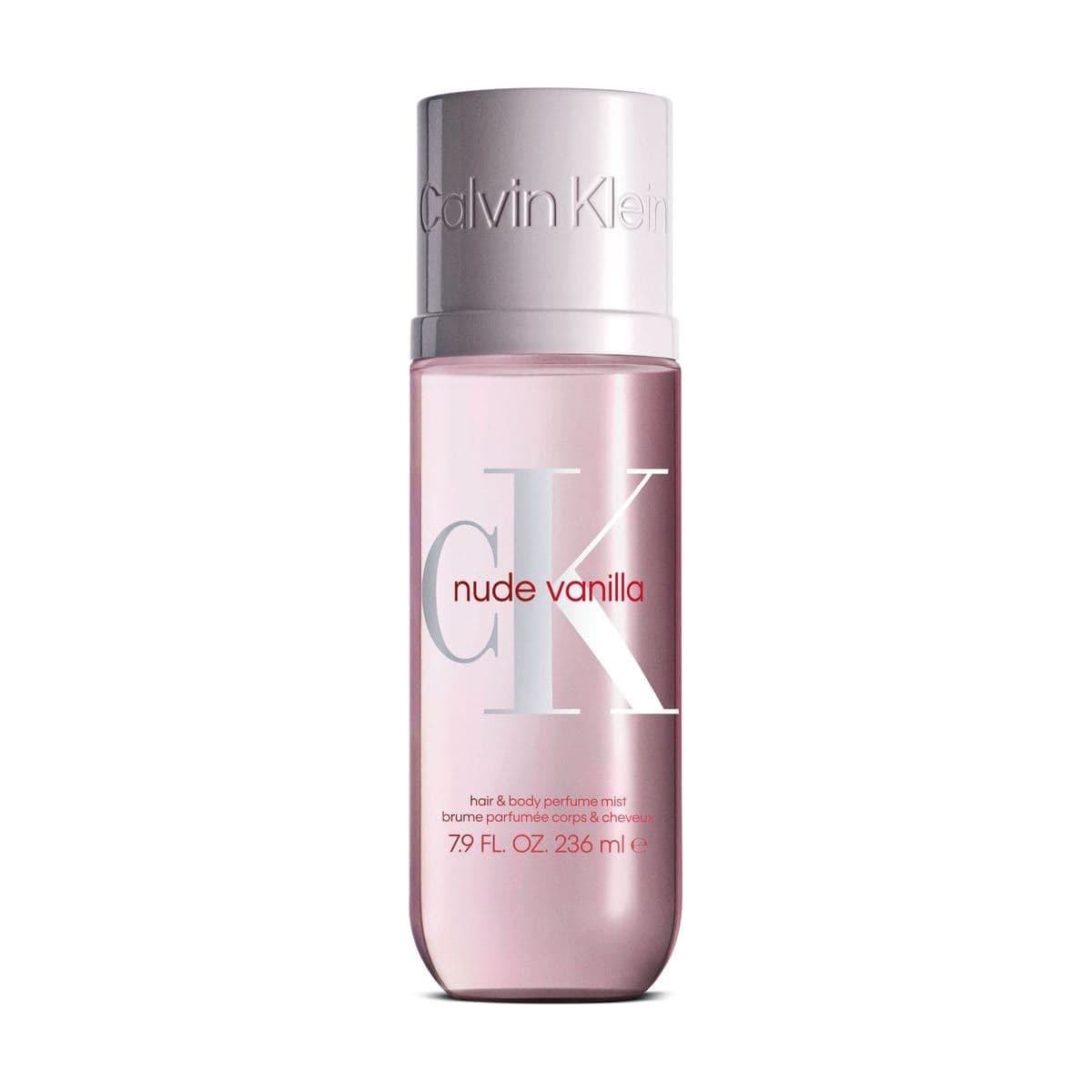 Embalagem de Body Splash Calvin Klein Nude Vanilla Body & Hair Mist