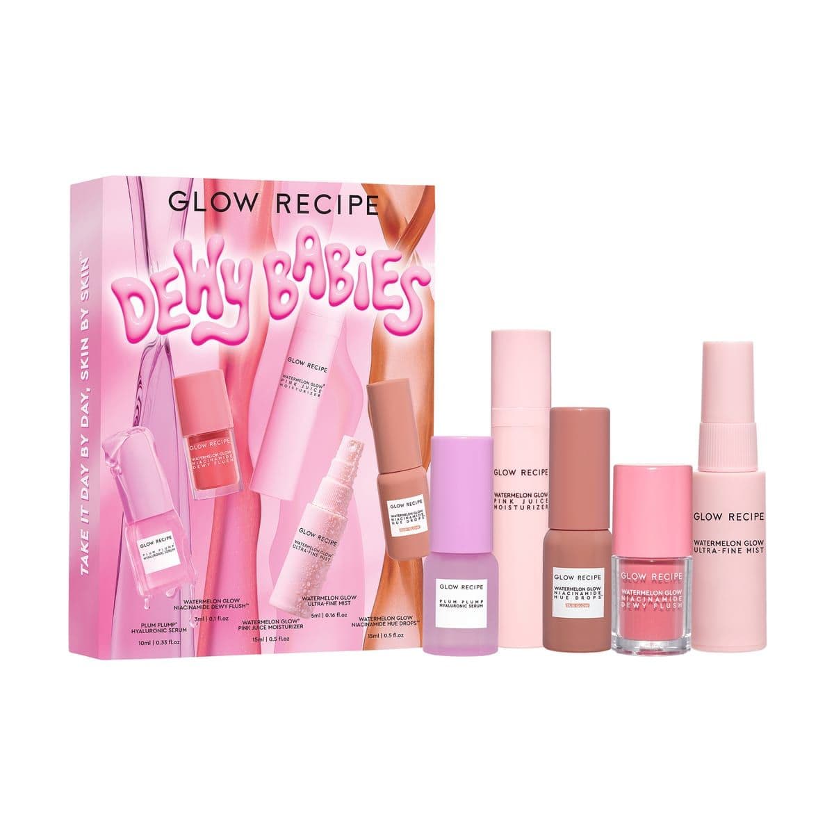 Embalagem de Kit Glow Recipe Dewy Babies