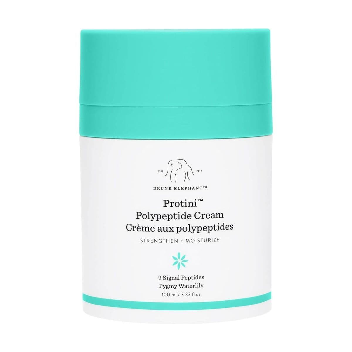 Embalagem de Creme Hidratante Facial Jumbo Drunk Elephant Protini Polypeptide Cream