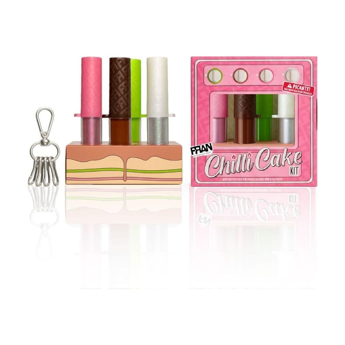 Embalagem de Kit Gloss Labial Fran By Franciny Ehlke Chillicake Bday