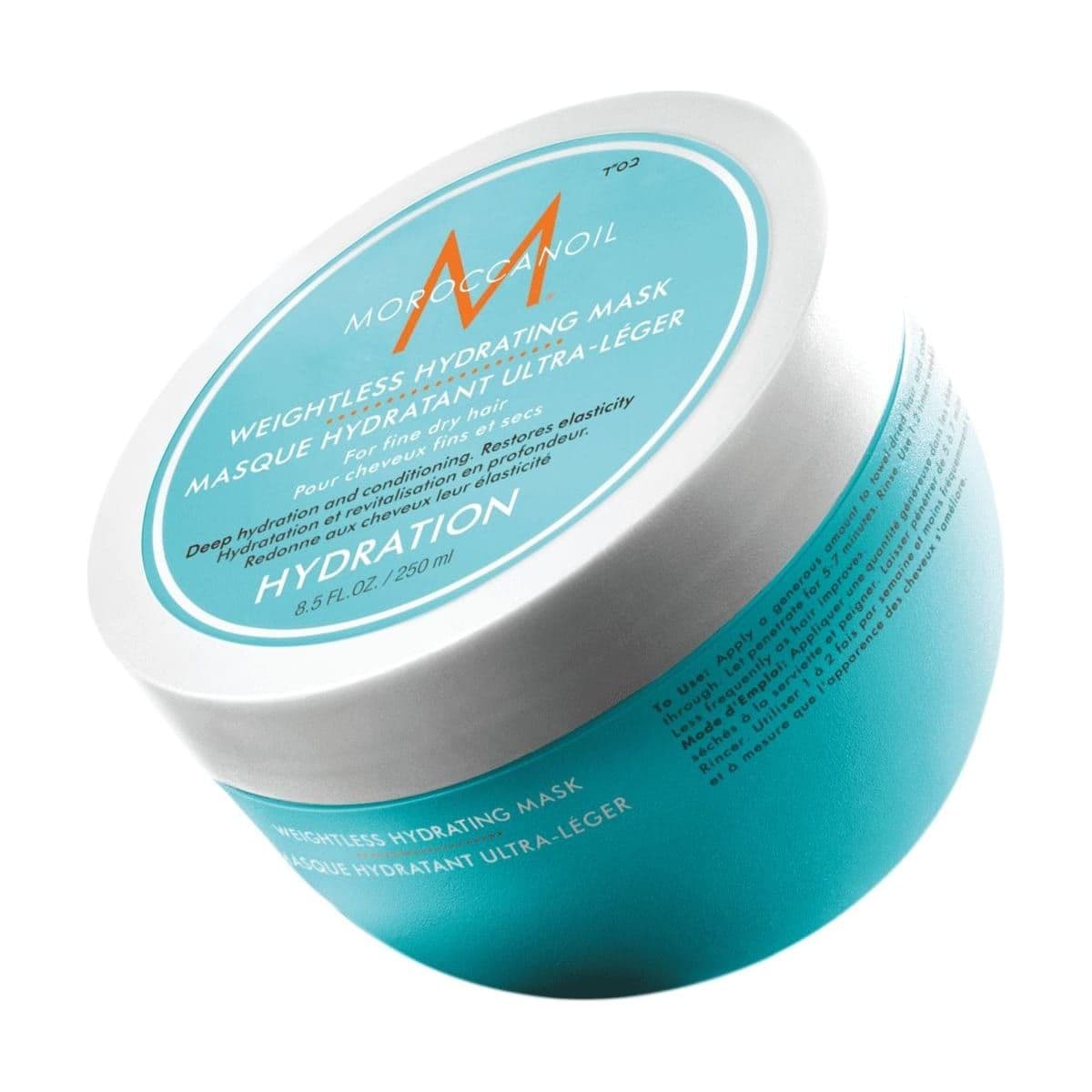 Embalagem de Máscara De Hidratação Ultraleve Moroccanoil Weightless Hydrating Mask