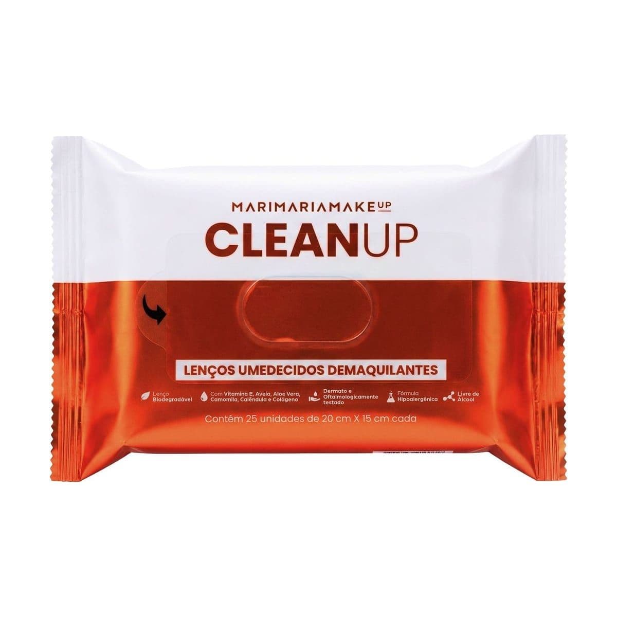 Embalagem de Lenço Demaquilante Mari Maria Cleanup
