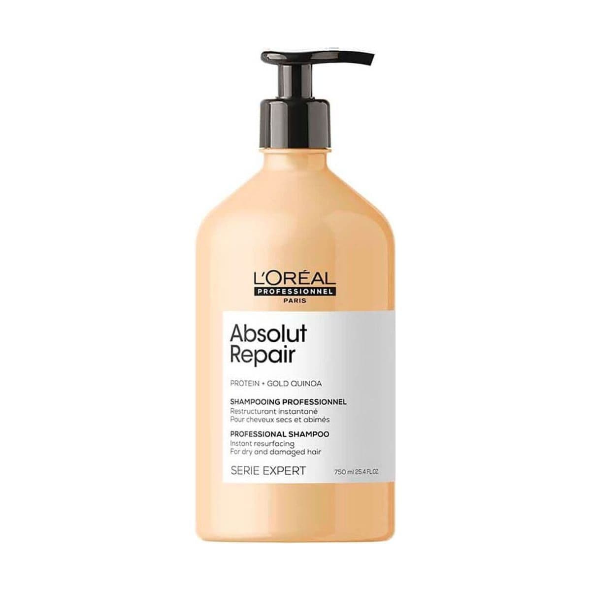 Embalagem de Shampoo L’Oréal Professionnel Serie Expert Absolut Repair Gold Quinoa