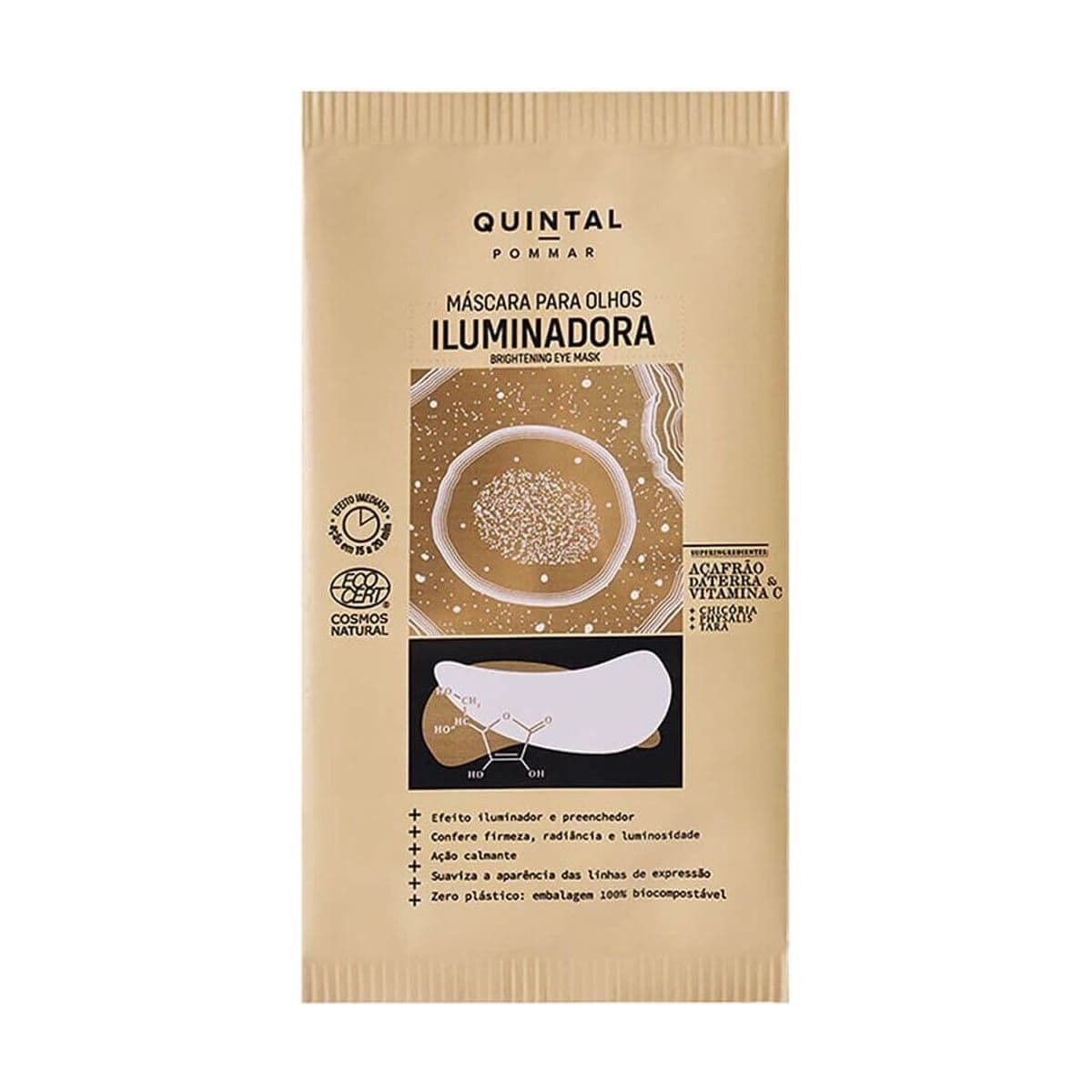 Embalagem de Máscara para Olhos Quintal Iluminadora