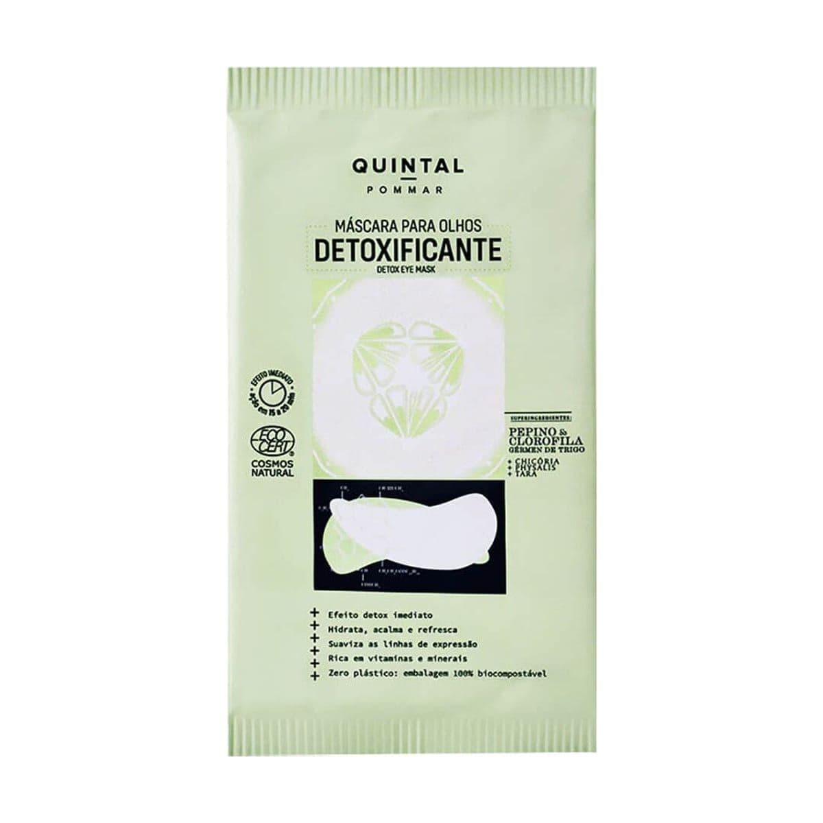 Embalagem de Máscara para Olhos Quintal Detoxificante