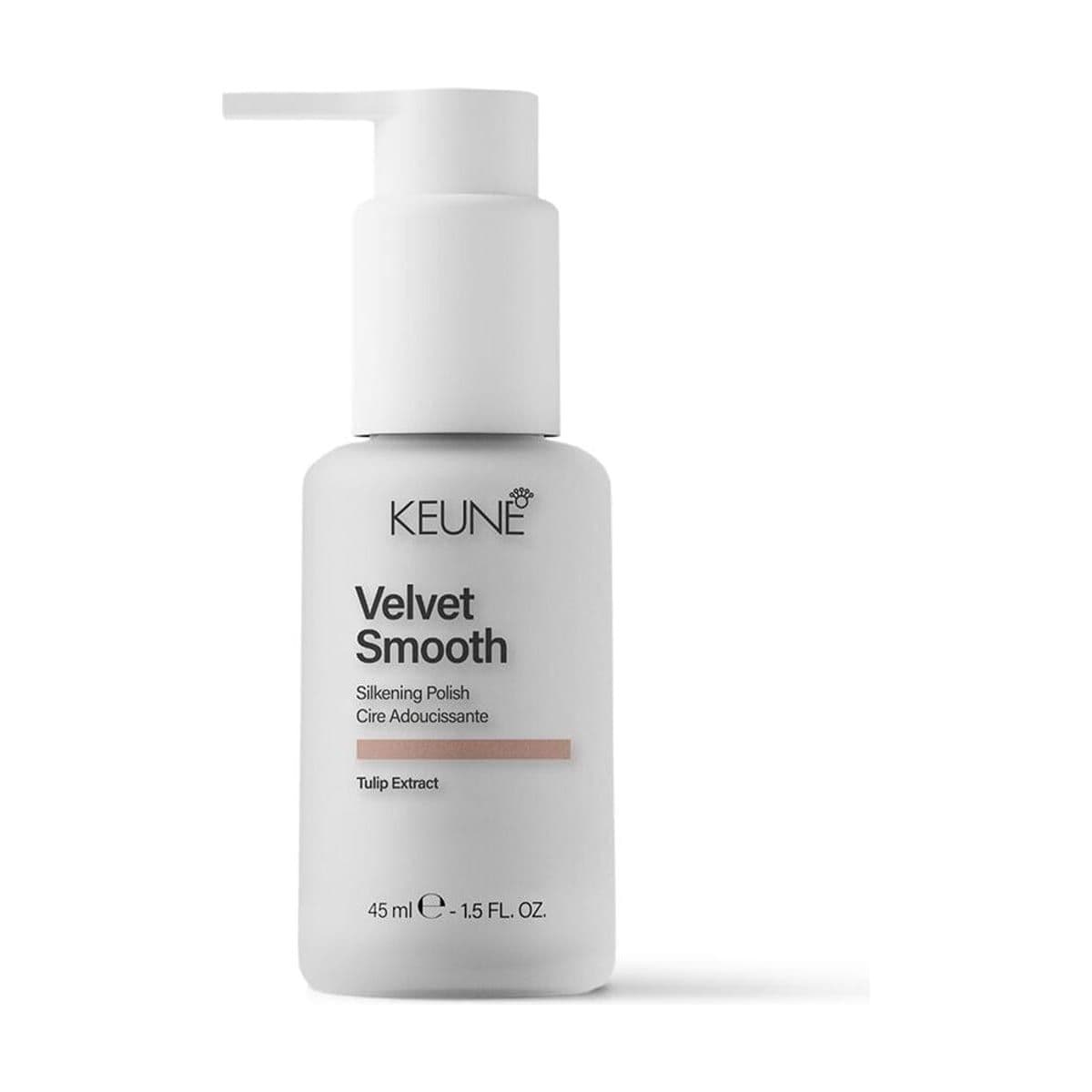 Embalagem de Sérum Antifrizz Keune Care Velvet Smooth Silkening Polish