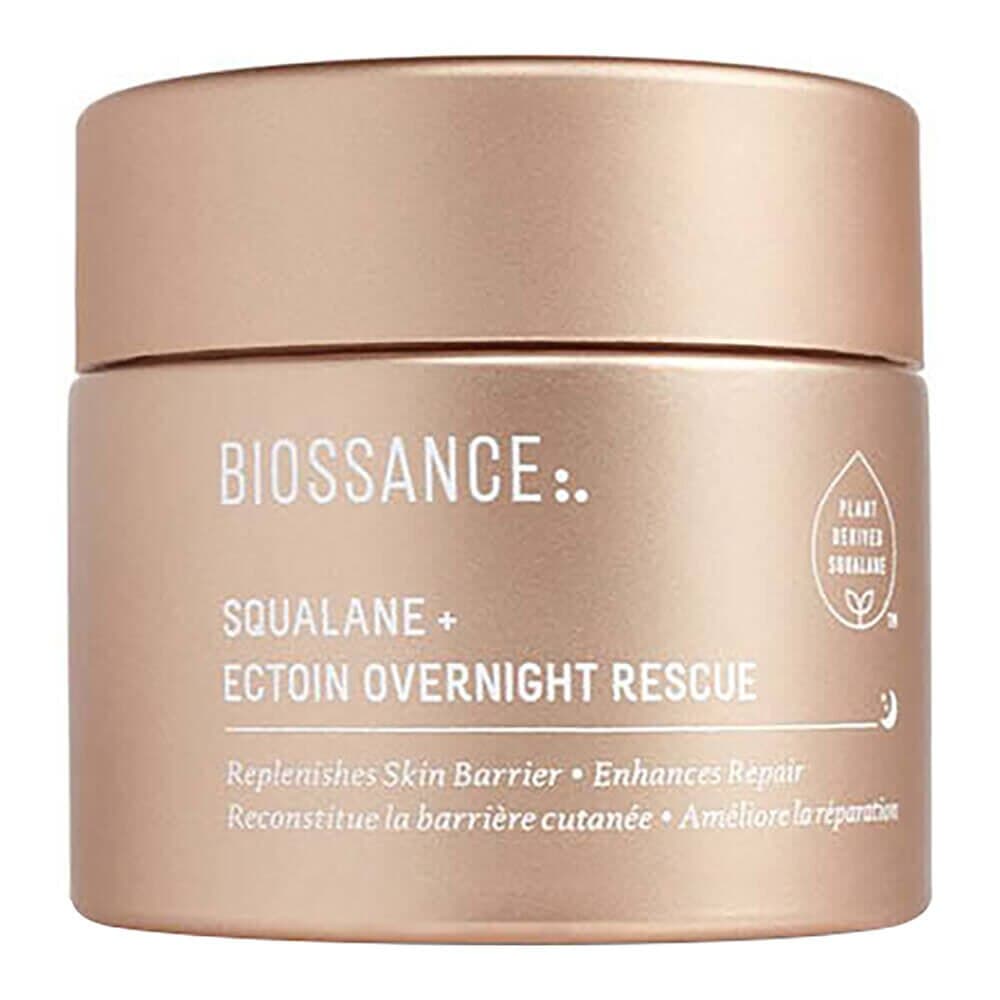 Embalagem de Hidratante Noturno Reparação Profunda Biossance SQUALANE ECTOIN OVERNIGHT RESCUE