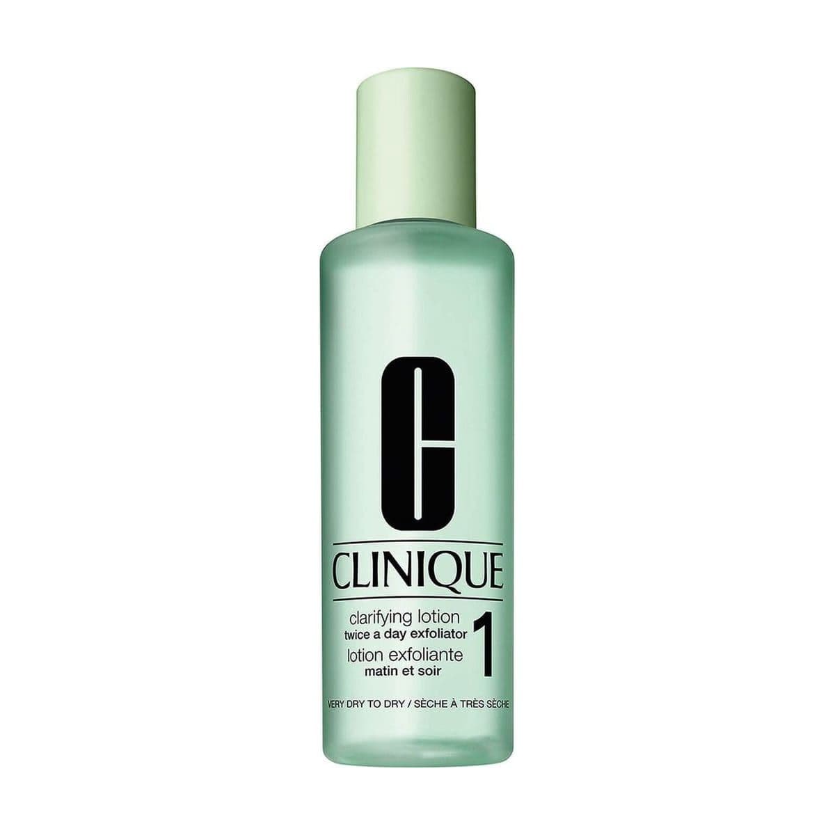 Embalagem de Loção Esfoliante Clinique Clarifying