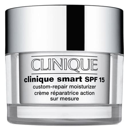 Embalagem de Hidratante Facial Peles Oleosas Clinique - Smart SPF 15 Custom-Repair