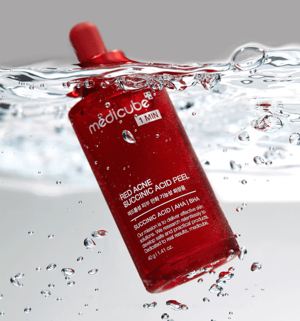 Embalagem de Medicube Red Acne Succinic Acid Peel 40g