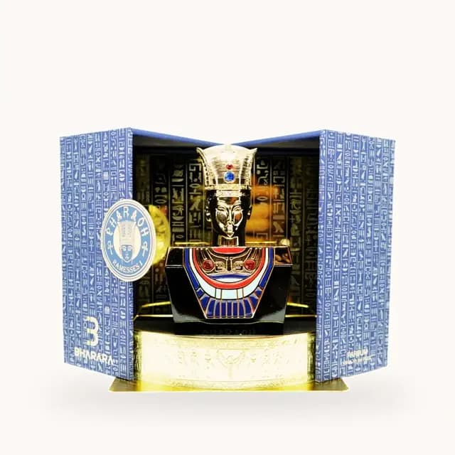 Embalagem de Bharara Pharaoh Ramesses I Eau de Parfum - Perfume Masculino
