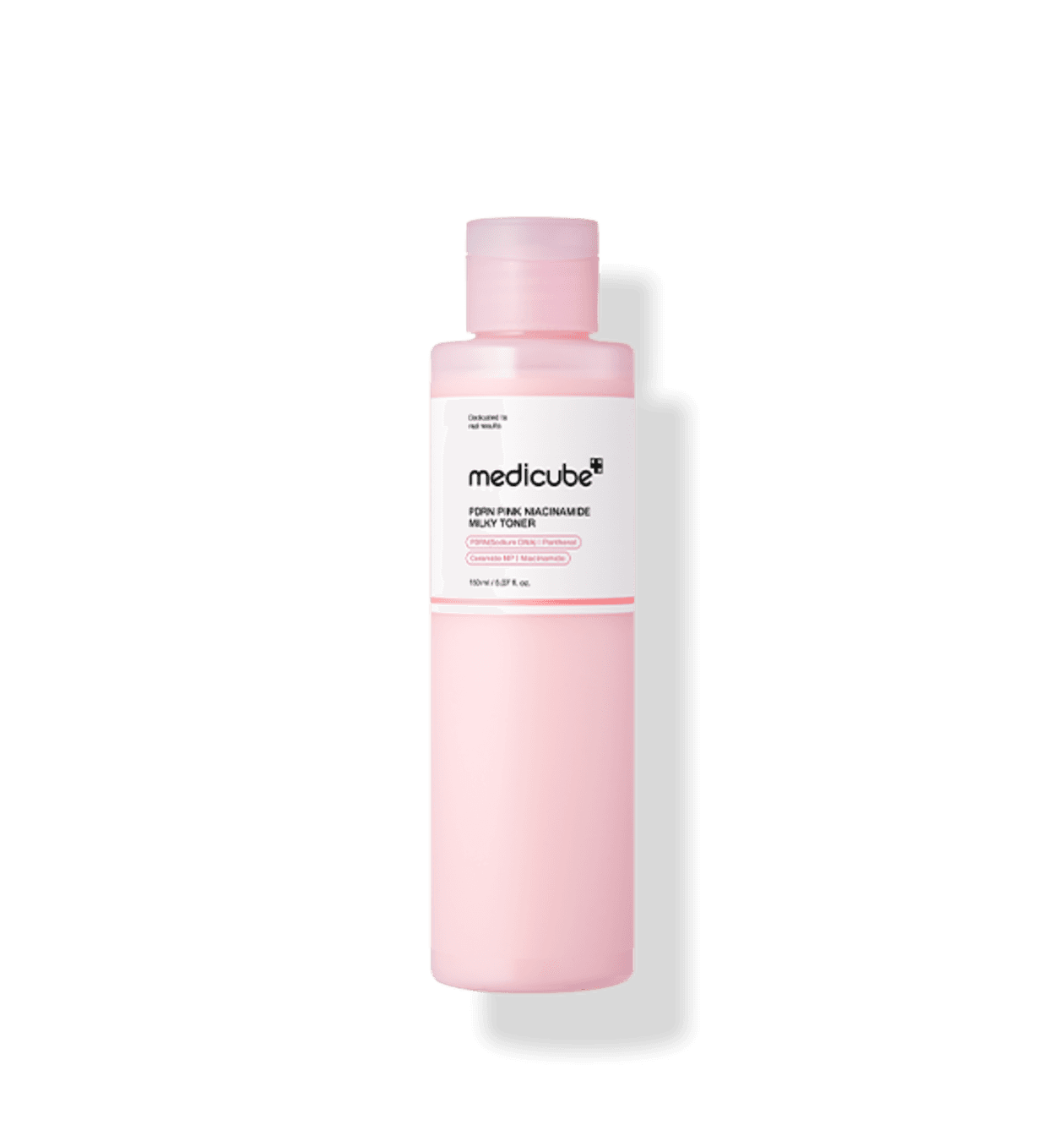 Embalagem de Medicube PDRN Pink Niacinamide Milky Toner 150ml