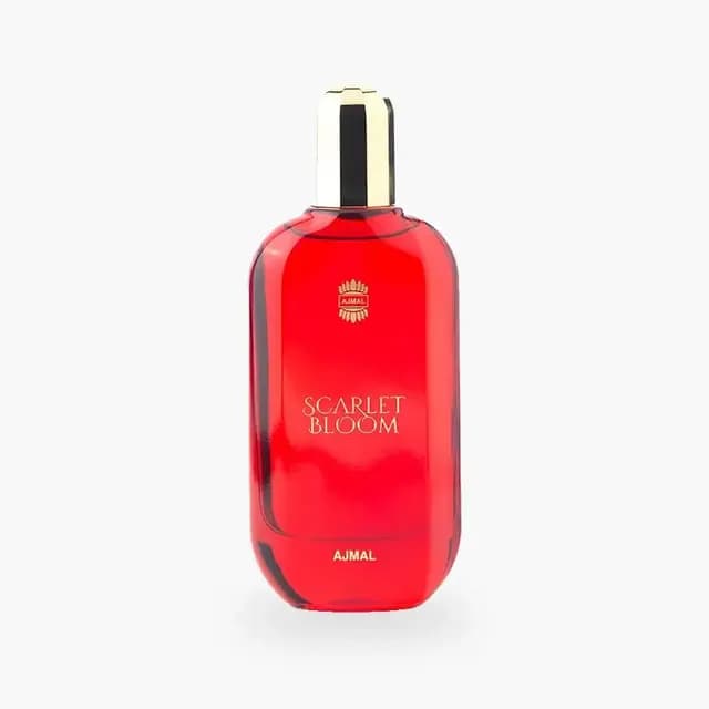 Embalagem de Ajmal Scarlet Bloom Eau de Parfum - Perfume Feminino