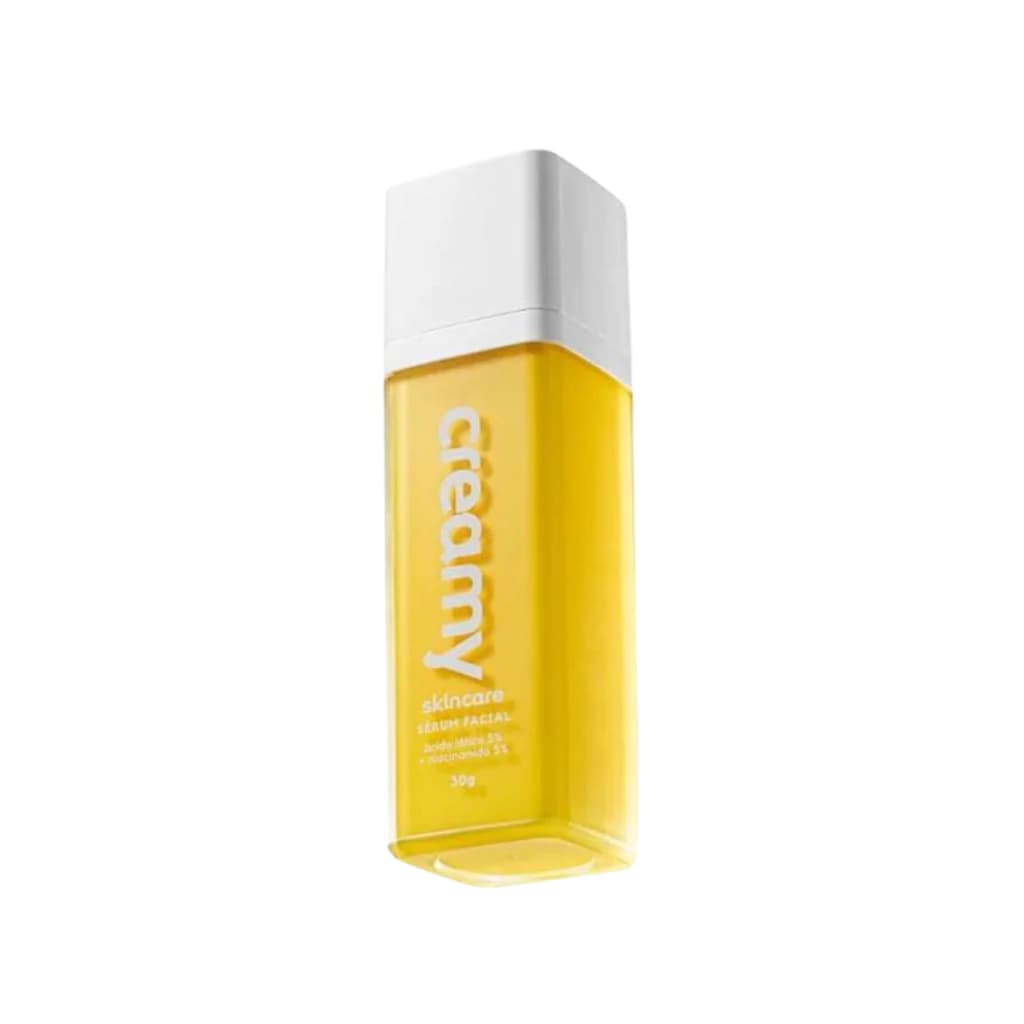 Embalagem de Sérum Facial 5% AHA Creamy Skincare 30ml