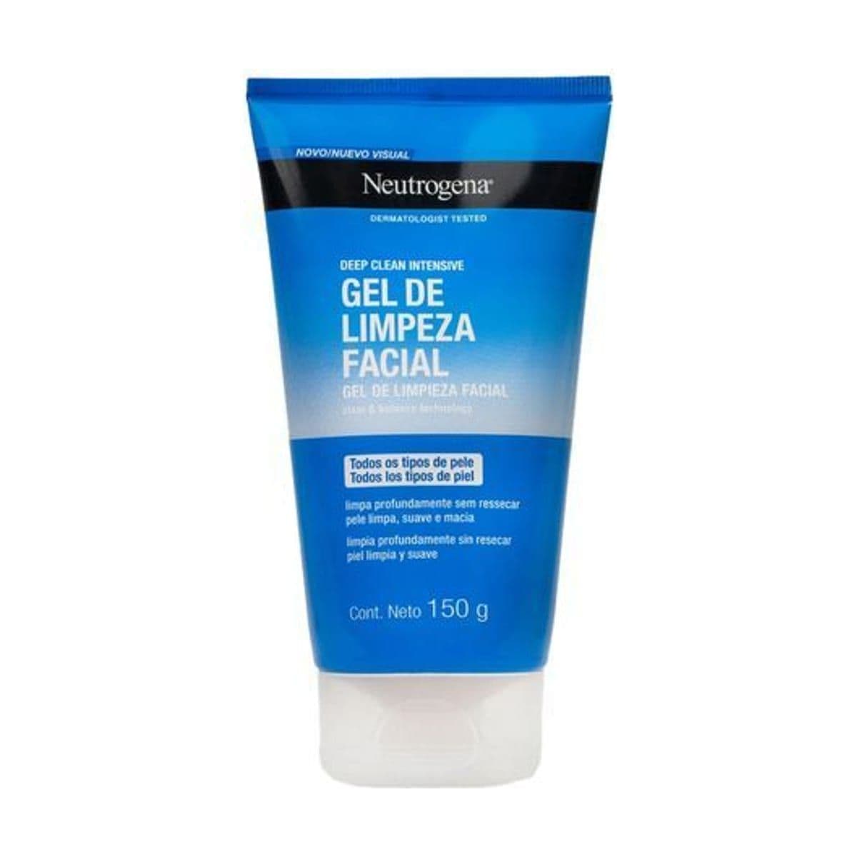 Embalagem de Gel de Limpeza Profunda Deep Clean Neutrogena