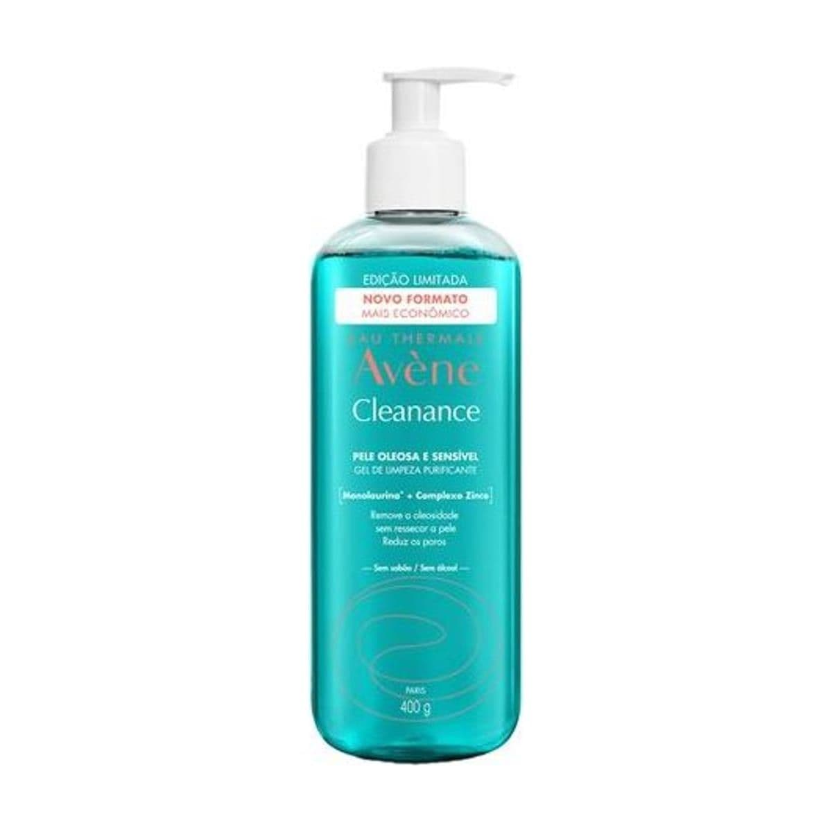 Embalagem de Gel de Limpeza Facial Avène - Cleanance GelGel de Limpeza Facial Avène - Cleanance Gel