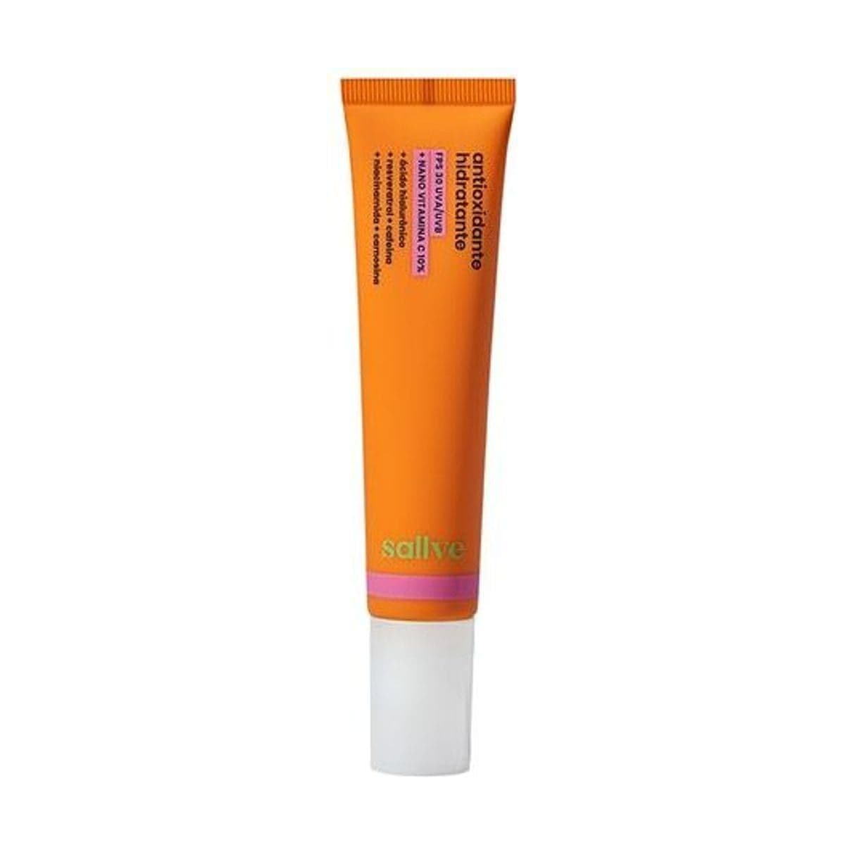 Embalagem de Hidratante Facial Antioxidante Sallve FPS30