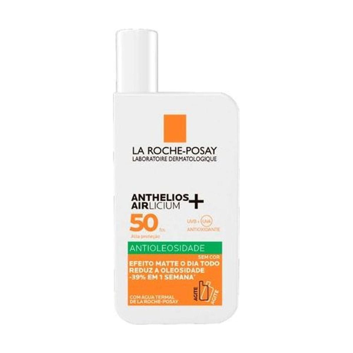 Embalagem de Protetor Solar Facial La Roche-Posay Anthelios Airlicium+ Fluido FPS50