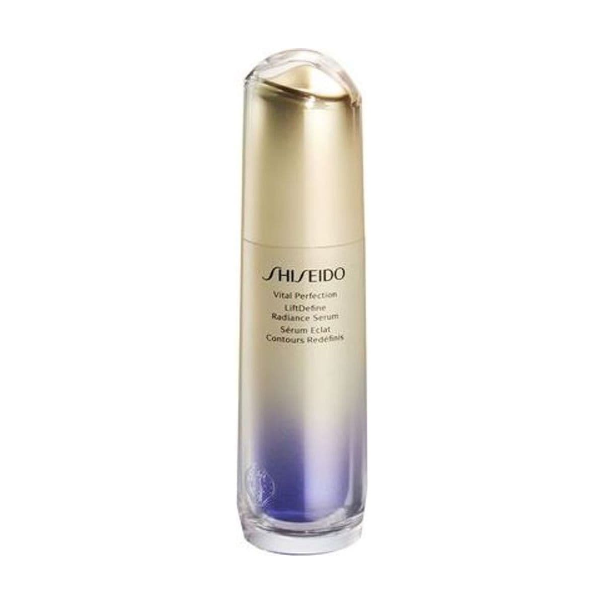 Embalagem de Sérum Facial Shiseido Vital Perfection LiftDefine Radiance Sérum