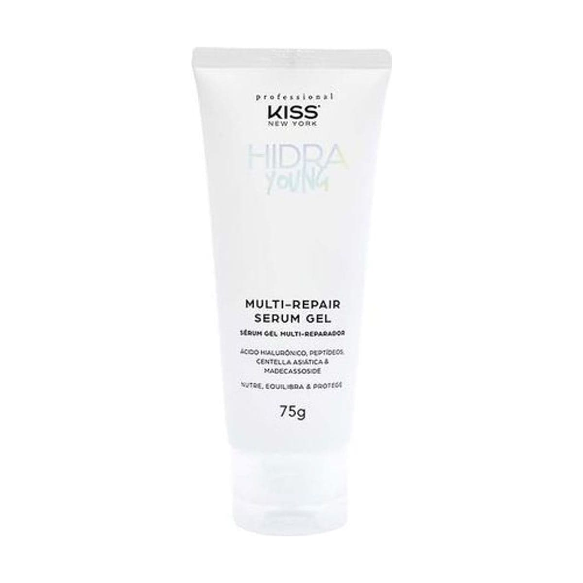 Embalagem de Sérum Gel Multi-Reparador Kiss NY – Hidra Young
